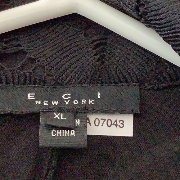 NWOT ECI Unique black blazer - Picture 4 of 7